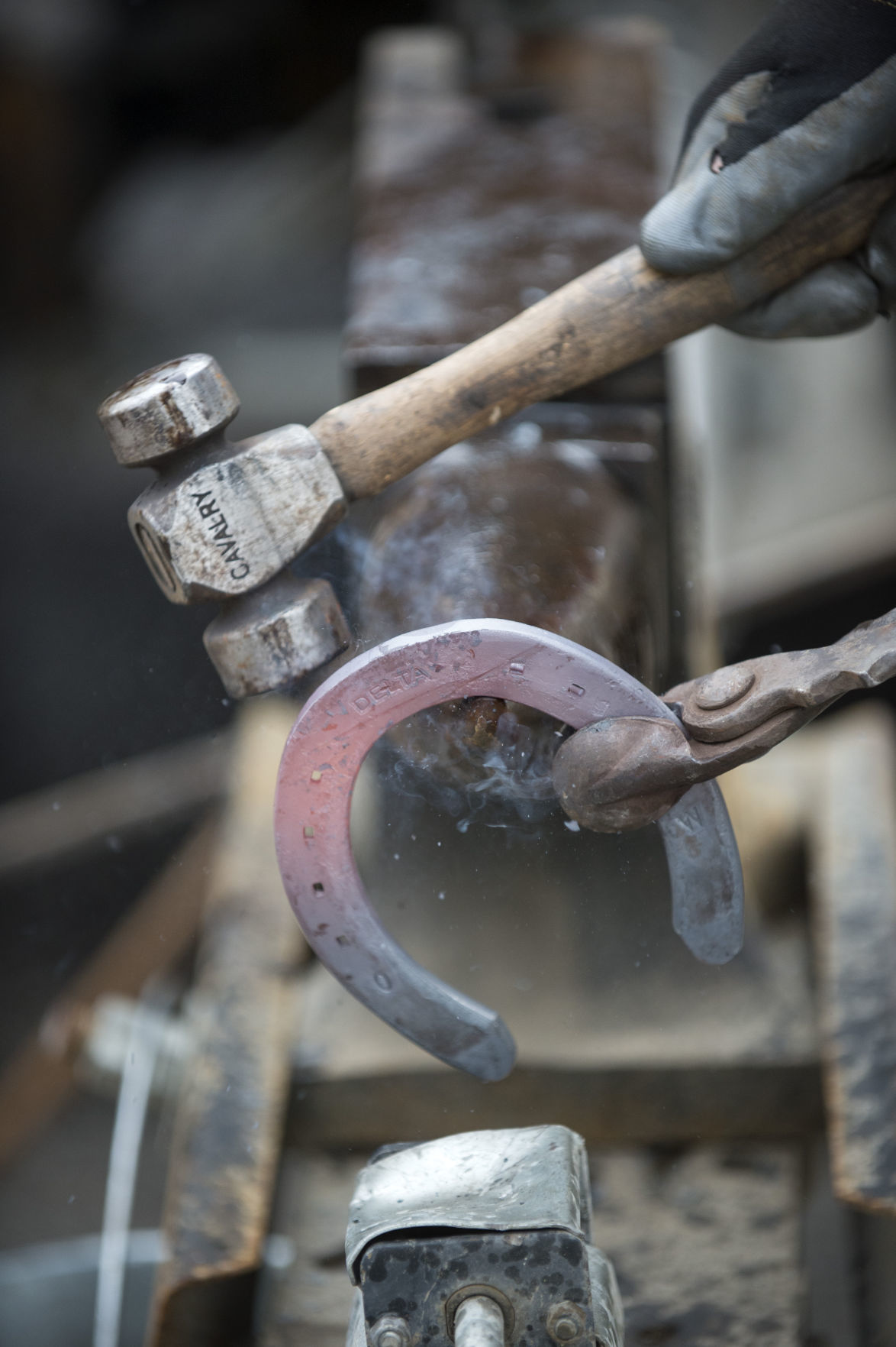 Making shoes for horses